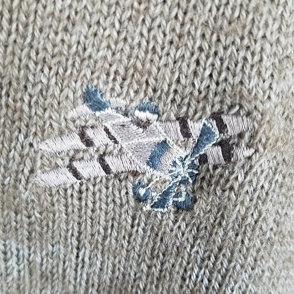 Marz Munchen sweater wool blend tan vee 50/M/US40 - Picture 4 of 8